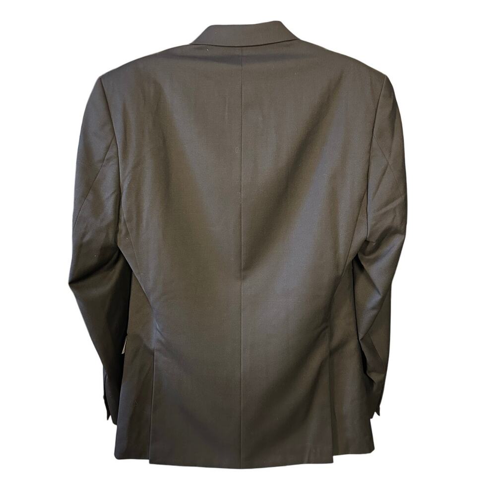 Peerless Black Wool Fully Lined Two Button Front … - image 3